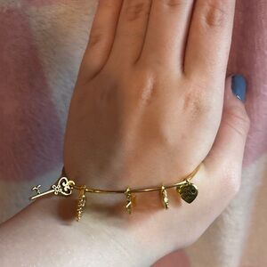 Gold Charm Bracelet
